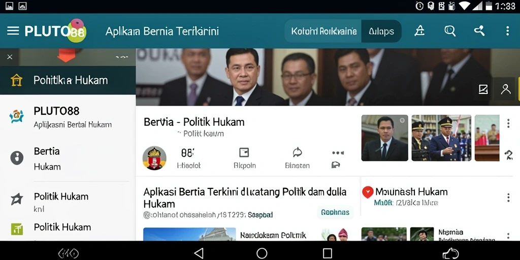 Tampilan antarmuka PLUTO88 yang informatif dan mudah digunakan.