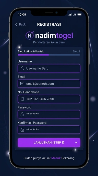 Panduan Registrasi Akun nadimtogel Untuk Pengguna Android