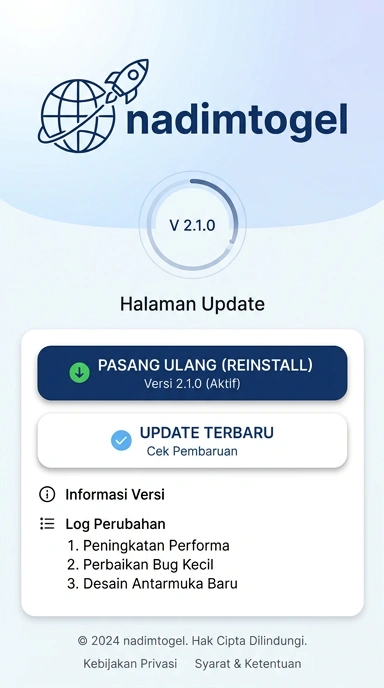 Riwayat Versi Nadimtogel untuk Pengguna Android